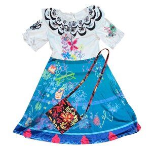 Disney Encanto Mirabel Dress Up Set/Costume Set-Size 7/8-Fair